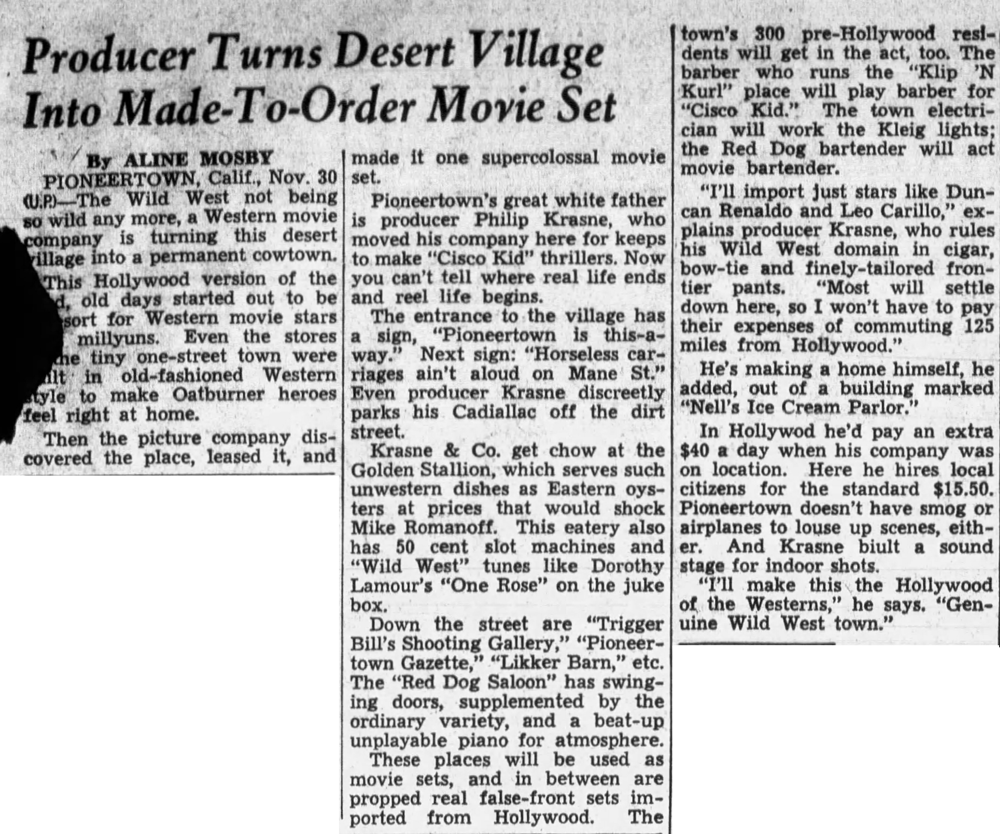 Dec. 1, 1948 - Tyler Morning Telegraph article clipping