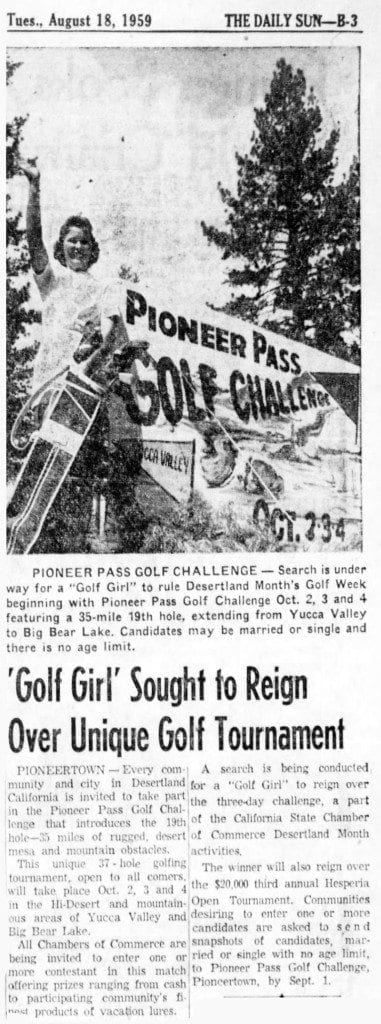 Aug. 18, 1959 - The San Bernardino County Sun article clipping