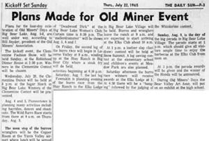 Old Miner Event featured image