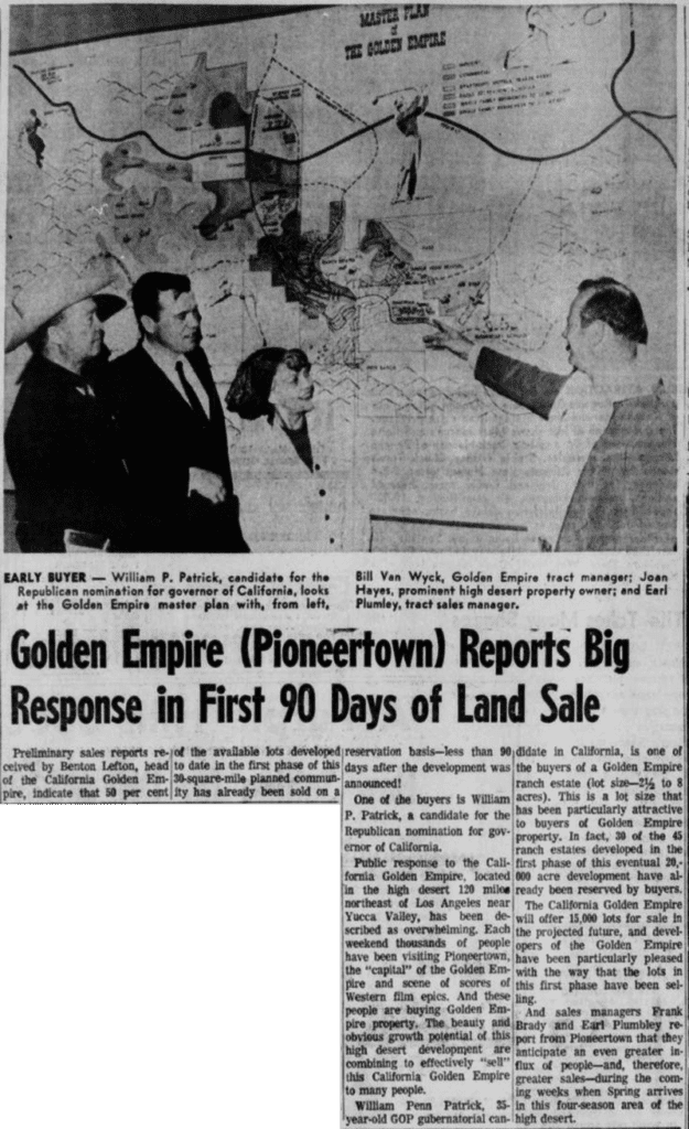 Mar. 18, 1966 - The Desert Sun article clipping