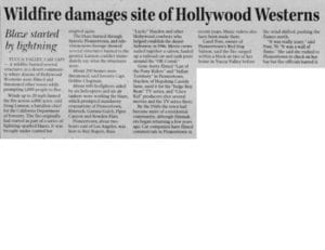 Wildfire damages western site featured image