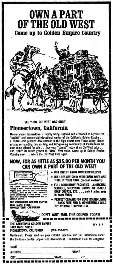 Golden Empire Advertisement Jun. 5, 1966