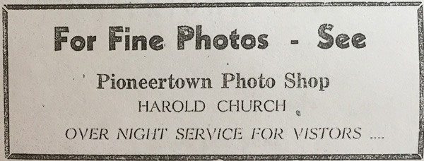 Pioneertown Photo Shop Ad