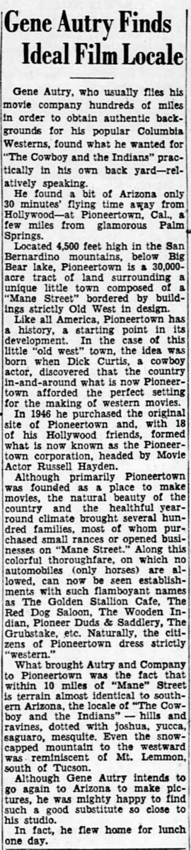 July 2, 1949 - Lansing State Journal article clipping