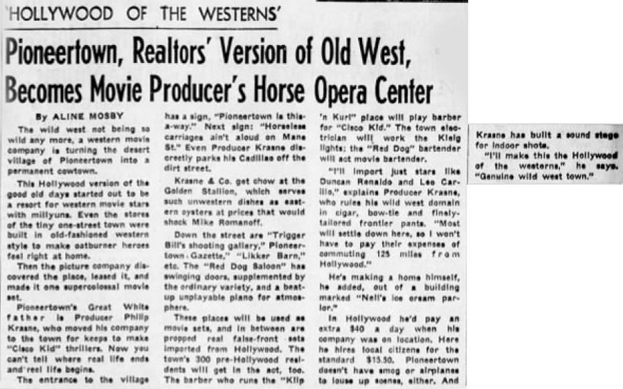 Dec. 12, 1948 - The San Bernardino County Sun article clipping